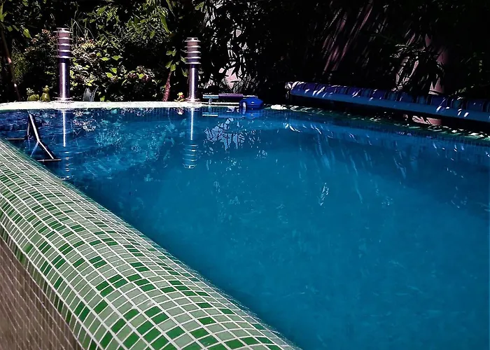 Villa With Swimming Pool Apartments With Bathroom, Kitchen, Patio, Private Parking